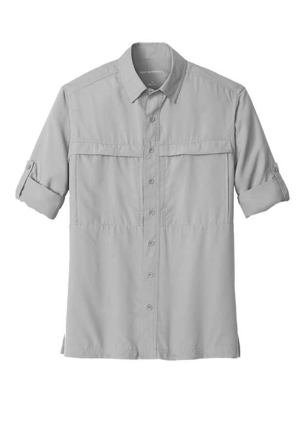 NEW! Port Authority® Mens Long Sleeve UV Daybreak Shirt, comes in 8 colors!