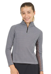 IBKÜL® Girls Mini Check Sleeveless Sun Shirt - 5 Colors