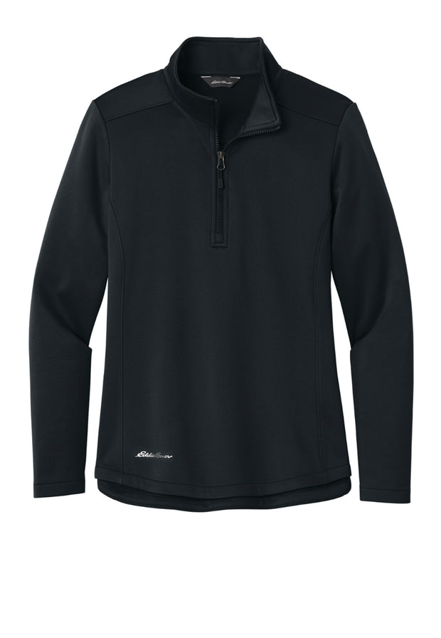 NEW! Eddie Bauer® Ladies Smooth Mid Layer Fleece 1/2-Zip