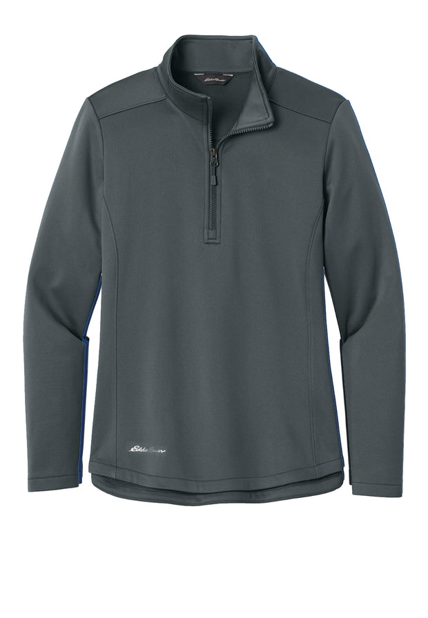 NEW! Eddie Bauer® Ladies Smooth Mid Layer Fleece 1/2-Zip