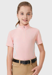 FitsT4 Sports Girls Short Sleeve Riding Shirt