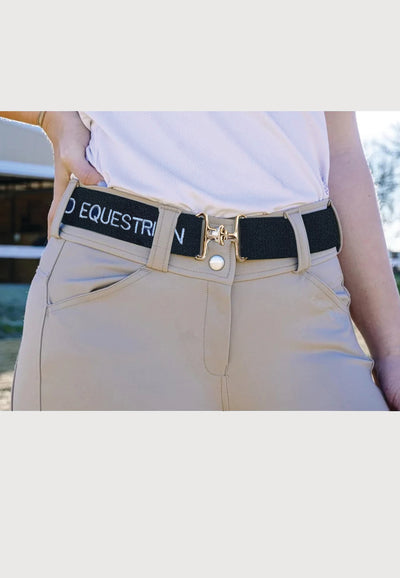 Its A Haggertys Custom ELASTIC-STRETCH RIDER BELT WITH SURCINGLE BUCKLE