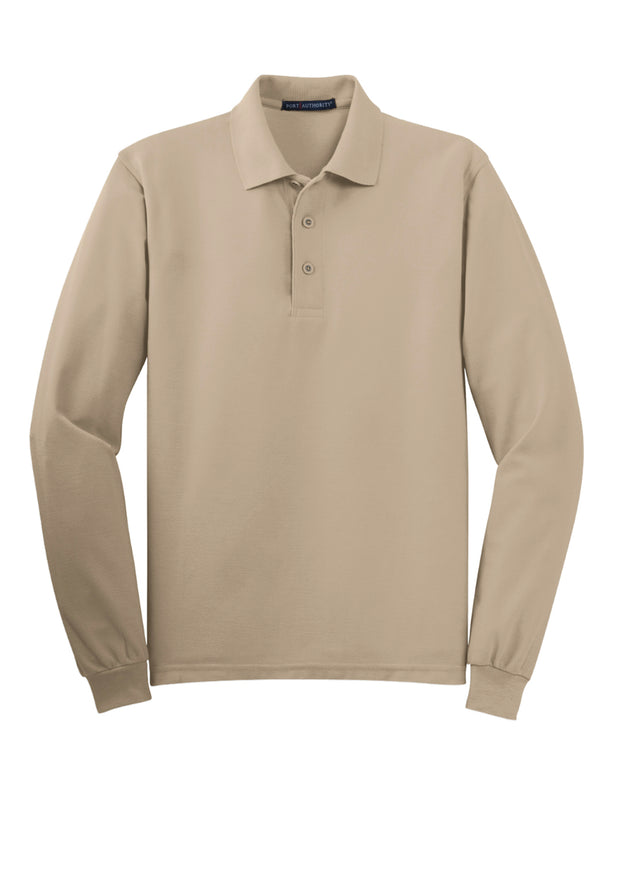 Port Authority® Mens Silk Touch™ Long Sleeve Polo