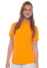IBKÜL® Ladies Solid Short Sleeve Sun Shirt - Basic Colors