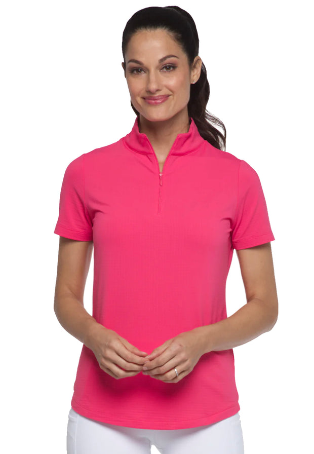 IBKÜL® Ladies Solid Short Sleeve Sun Shirt - Additional Colors