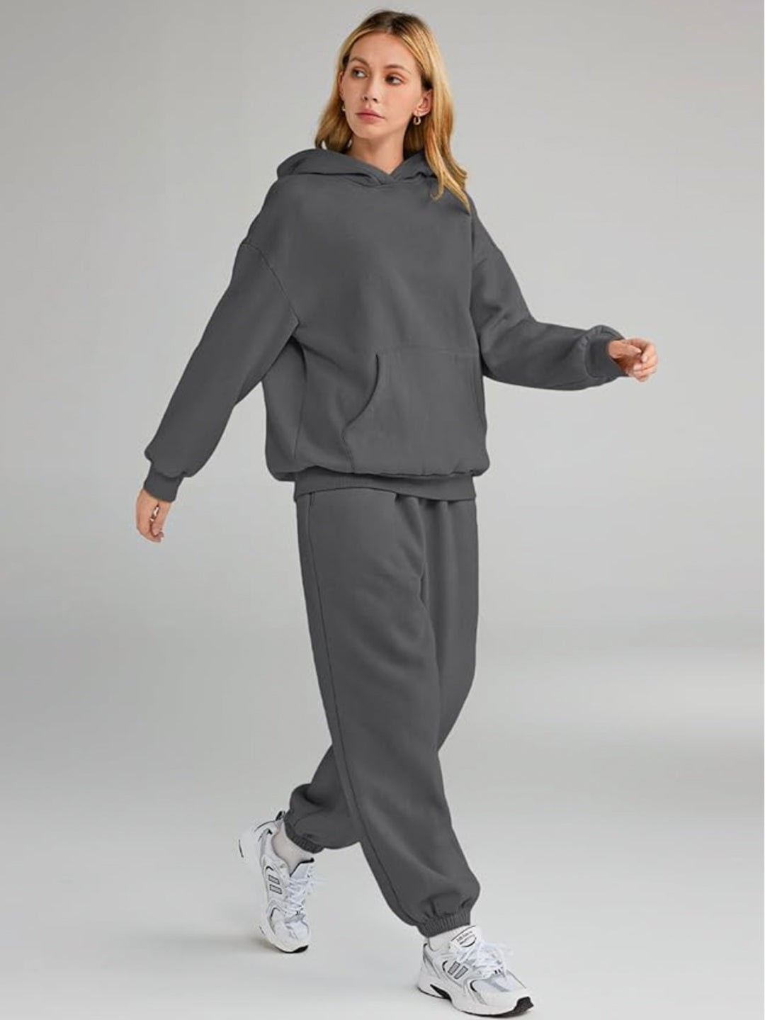 New! Womens 2-Piece Lounge Hoodie Oversized Sweatsuit Set, 12 Color Op –  It's A Haggerty's