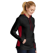 Sport-Tek® Ladies Sport-Wick® Fleece Colorblock Hooded Pullover