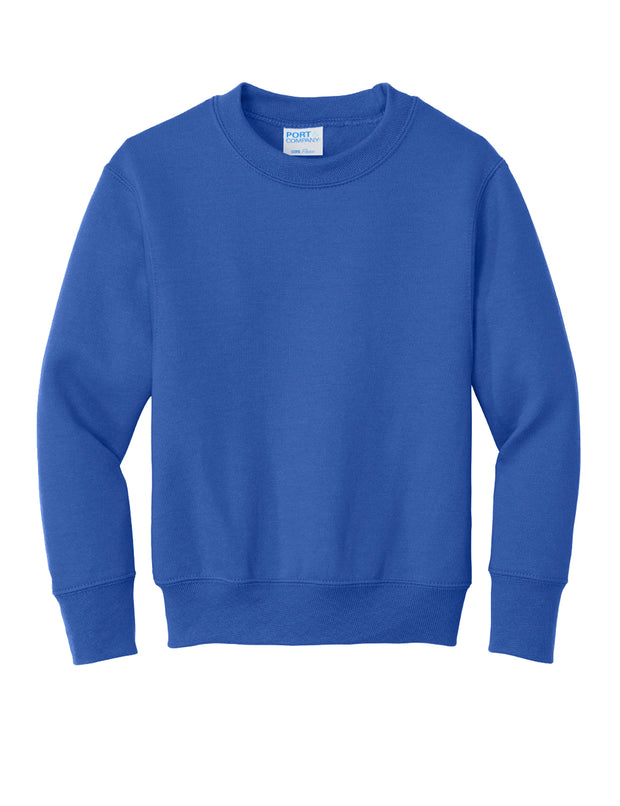 Port & Company® Youth Essential Fleece Crewneck Sweatshirt - 15 Colors!
