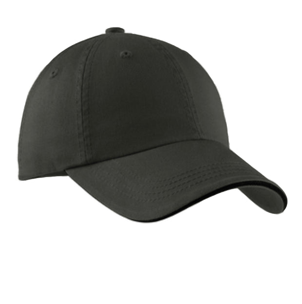 Port Authority® Sandwich Bill Cap with Striped Closure - Standard Colors