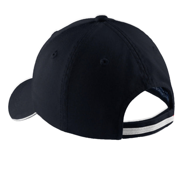 Port Authority® Sandwich Bill Corporate Cap with Striped Closure