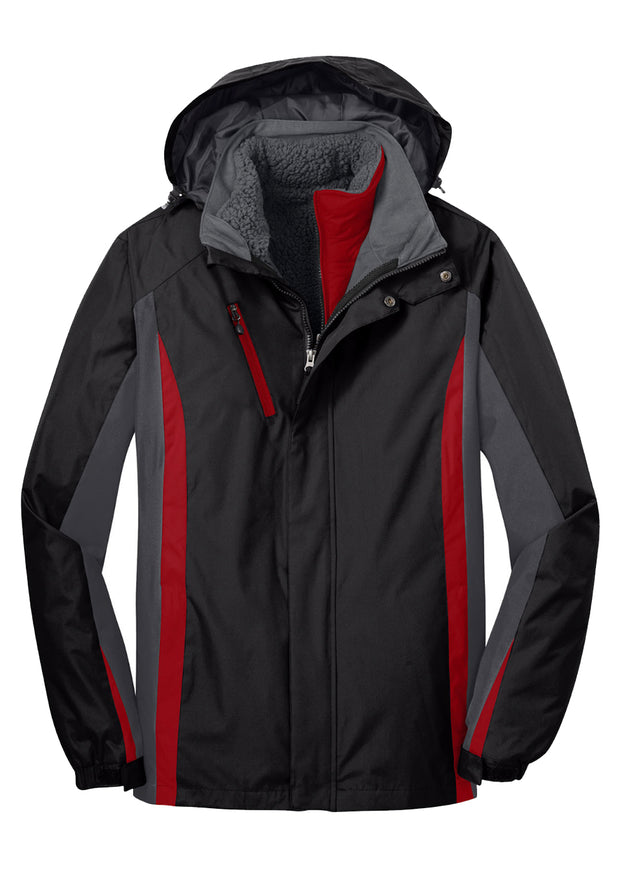Port Authority® Mens Colorblock 3-in-1 Jacket