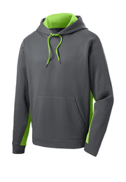 Sport-Tek® Mens Sport-Wick® Fleece Colorblock Hooded Pullover